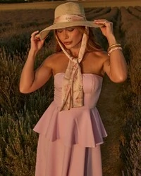 Vestido Midi Amarena Rosa