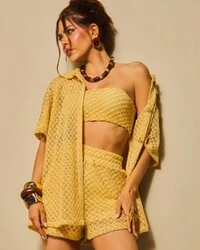 Camisa Acapulco Amarelo