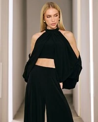 Blusa Amalha Preto