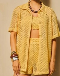 Camisa Acapulco Amarelo