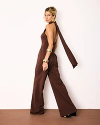 Macacão Yesa Marrom