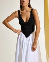 Vestido Amelie P&B