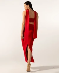 Saia Virginia Vermelho