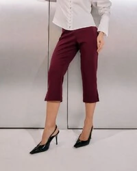 Calça Capri Lorna Bordô