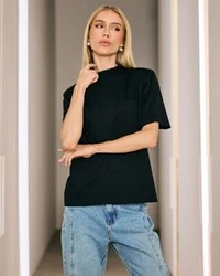 T-shirt Coralina Preto