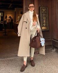 Trench Coat Eloise Caqui