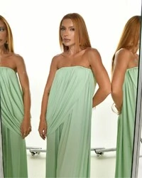 Vestido Longo Viola Verde