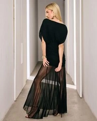 Vestido Midi Catarina Preto