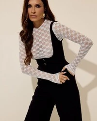 Blusa Segunda Pele Cleo Branco