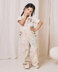 Jardineira Jeans Florinha