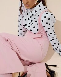Macacão Greta Rosa