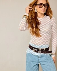Blusa Segunda Pele Cleo Branco