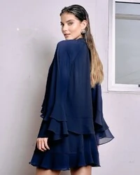 Vestido Eduarda Azul