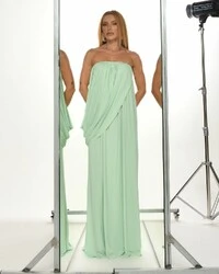 Vestido Longo Viola Verde
