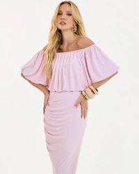 Vestido Aurora Rosa