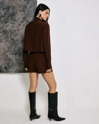 Shorts Neli Marrom