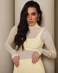 Top Flô Amarelo