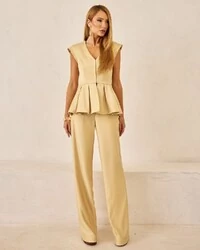 Calça Veronica Bege