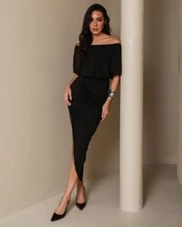 Vestido Aurora Preto