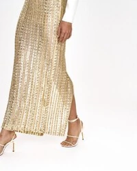 Saia Midi Cozumel Paetê