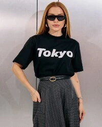 T-shirt Tokyo Preto