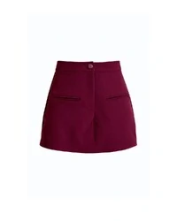 Shorts Saia Claudia Bordô