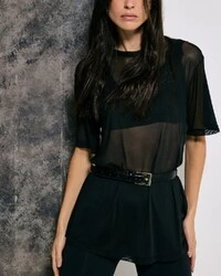 T-shirt Flo Preto