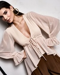 Blusa Penny Bege