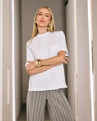 T-shirt Coralina Branco