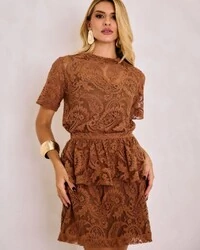 Dress Shirt Gaia Marrom