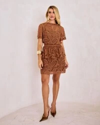 Dress Shirt Gaia Marrom