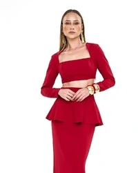 Cropped Lilian Vermelho