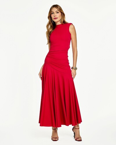Foto Vestido Jade Vermelho