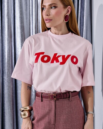 Foto T-shirt Tokyo Rosa