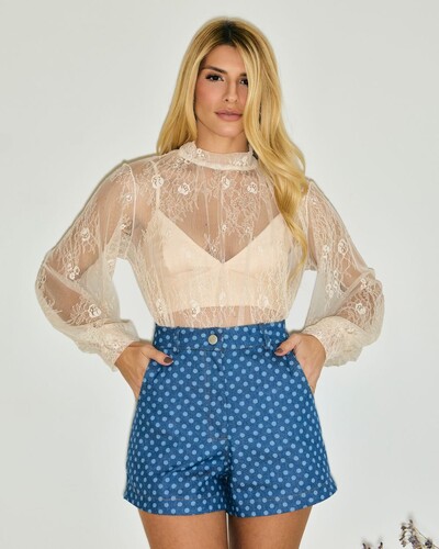 Foto Blusa Jeruza Bege