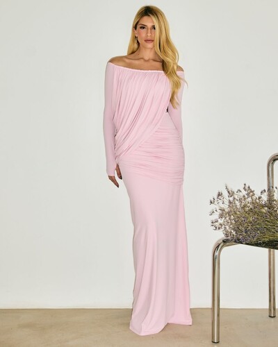 Foto Vestido Longo Taissa Rosa