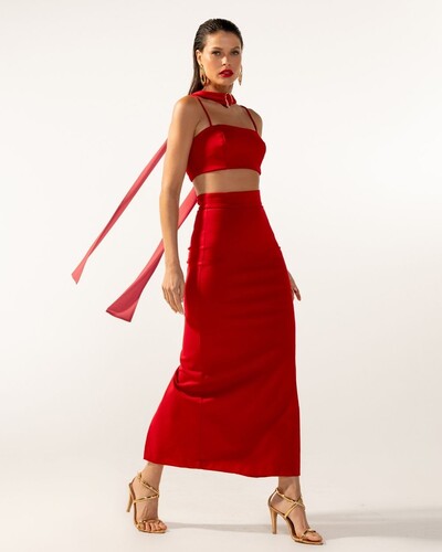 Foto Saia Virginia Vermelho