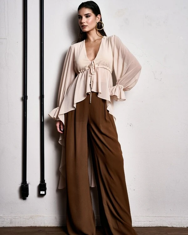 Blusa Penny Bege