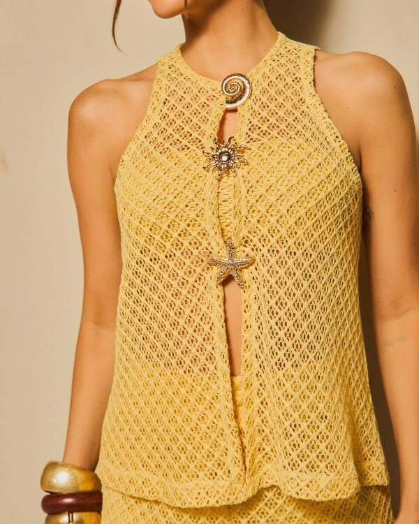 Blusa Acapulco Amarelo