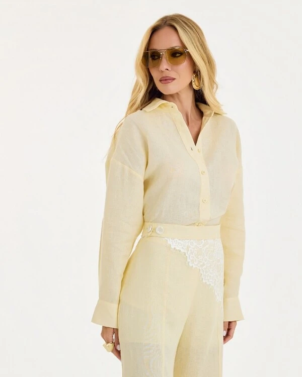 Camisa Layla Amarelo