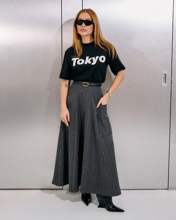 T-shirt Tokyo Preto