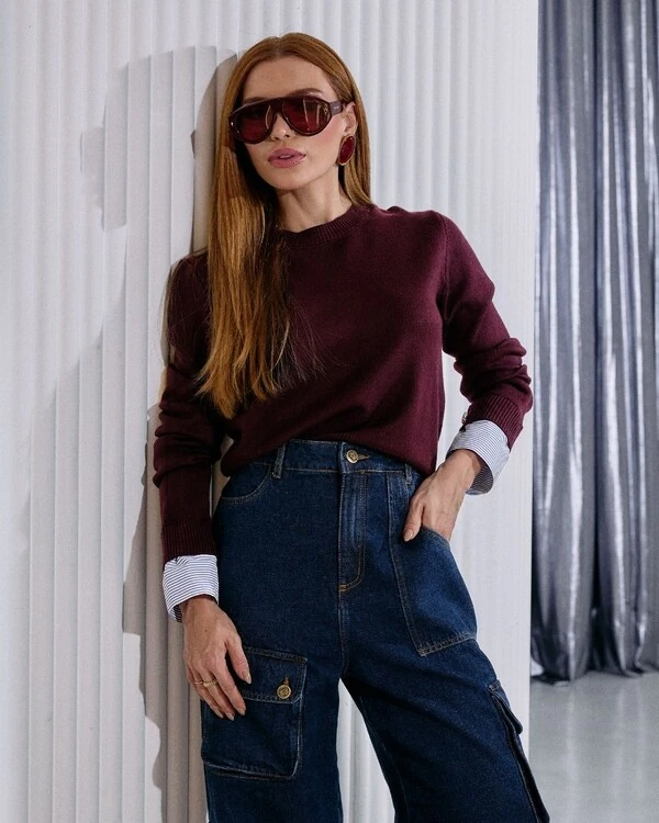 Suéter Beatrice Bordô