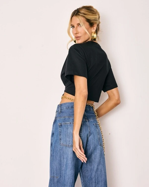 T-shirt Fernanda Preto