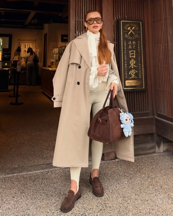 Trench Coat Eloise Caqui