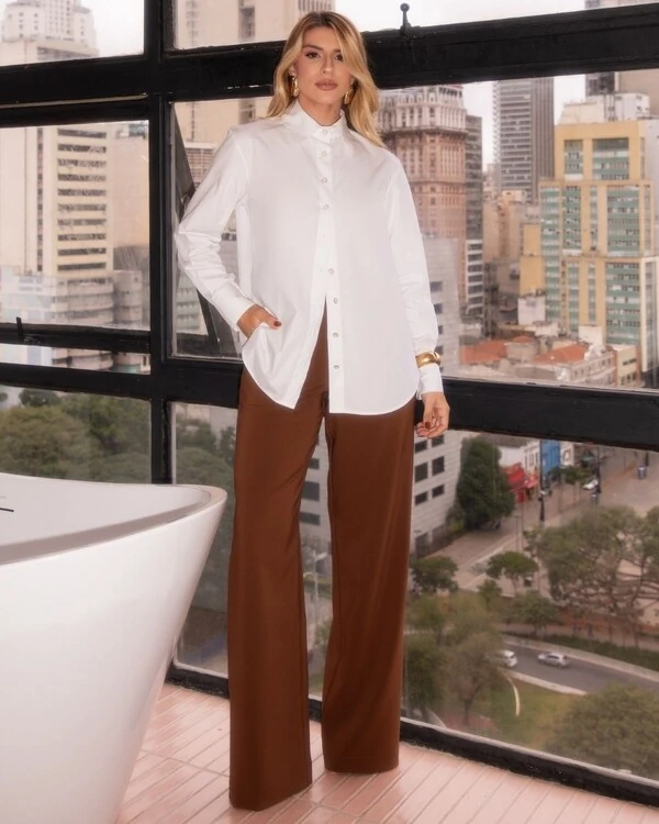 Camisa Cristina Branco