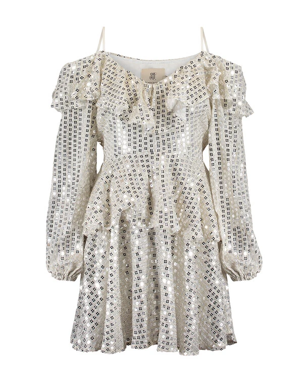 Vestido Monise Prata
