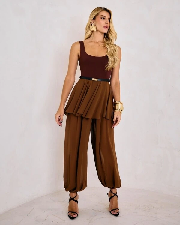 Calça Adriane Marrom