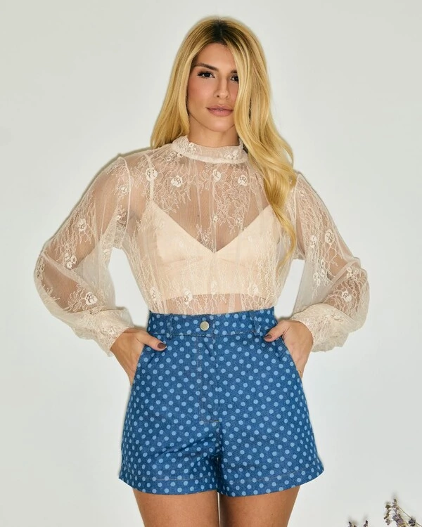 Blusa Jeruza Bege