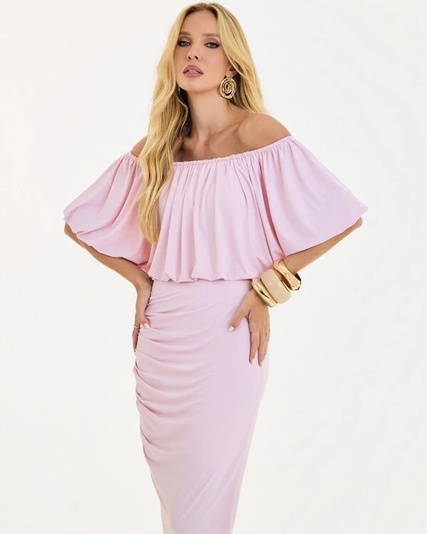Vestido Aurora Rosa