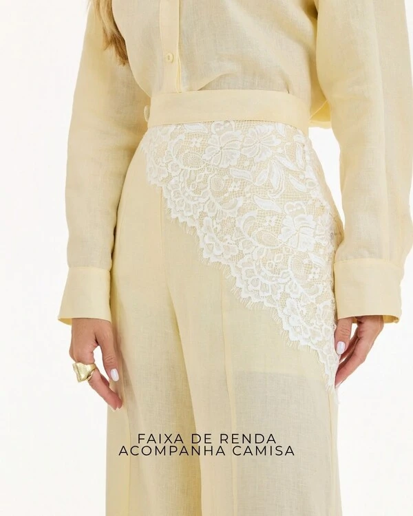 Camisa Layla Amarelo